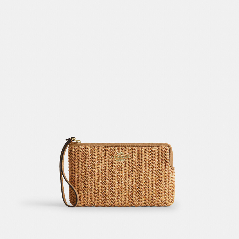 Coach Outlet Large Corner Zip Wristlet